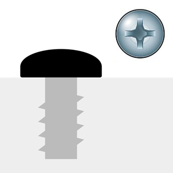Image Vis mécaniques à tête tronconique (pan) - prise Phillips®